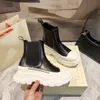 TOP Women Boots Bee Classic Leather Designer Thick-soled Desert Martin White Star Trail short shoe size 35-40 MKJJJ0001