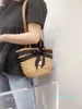 デザイナー - 夏の女性のバッグデザイン野菜のバスケットポータブルビーチバッグショルダーバッグ