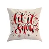 Fodere per cuscino decorativo natalizio Fodere per cuscino in lino Cuscino per divano letto Divano 45 * 45cm Xmas Car HH21-740