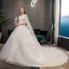 ウェディングドレス2022新しいロングテールフレンチ星空花嫁のスーパーフェアリー森の夢の外国貿易のウェディングドレス