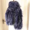 Sciarpa Silenziatore in peluche Ragazze Moda invernale Scialle termico Temperamento Accessori Fazzoletto da collo in vera pelliccia di volpe