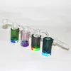 Mini Glass Bong hookah Ash Catchers with quartz banger Thick Pyrex Bubbler Ashcatcher 45 90 Degree Glass AshCatchers 14mm 18mm 2.2 Inch