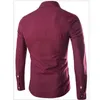 Marke Männer Hemd Mode Design Herren Slim Fit Baumwolle Kleid Hemd Stilvolle Langarm Shirts Chemise Homme Camisa Masculina 210629