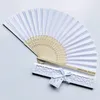 Silk Fan Co. Personalized Fold Hand Fans in Laser-Cut Box +Party/Wedding Favors+Luxury Engraving & Printing