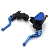 14mm Motorcycle Brake Handles Handlebars Hydraulic Clutch Master Cylinder Levers