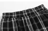 Houzhou Harajuku Pantalon à carreaux Femmes Taille haute Style coréen Oversize Pantalon à carreaux pour femme Droite Casual Bunch Jambes 210915