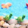 Cute Mini Turtles Landscape Ornaments Resin Garden Decorations Fairy Garden Miniatures Garden Bonsai Dollhouse Decorations Resin Craft Green