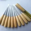 Деревянная ручка AWL Профессиональные ручные инструменты DIY Handmade кожаное ремесло шить шить