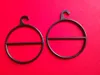 Kunststoff-Schalaufhänger, Kreisständer, runder einzelner Ring mit Haken, Präsentationsschlaufe für Umhänge, Schals, Handtücher, Krawatten, RH1754
