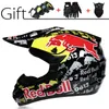 Capacete de capacetes de motocicleta enviar 3 peças presente de bicicleta fora da estrada Downhill am DH Cruz Unisex