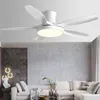 Noordse plafondventilator Lamp eetkamer woonkamer huishouden High Wind Lage Vloer 60 inch elektrische fans