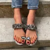 Tofflor Sagace Women Luxury Crystal Flip Flop kvinnlig sommarmode utanför vilda icke-halkskor inomhusdörr