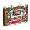 Tren de Navidad TOY TOYS TRABAJO ELÉCTRICO Pista de tren de costura eléctrica con efecto de luz y música