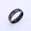 8mm Titanium Dames Mens Ring Gepolijst 18K 14K 10K Soild Gold Wedding Band Rings Hip Hop Sieraden