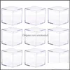 Gift Wrap Event & Party Supplies Festive Home Garden 9Pcs Acrylic Wedding Ring Box Display Storage Containers Durable Candy Chocolate Food H