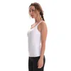Yoga Vest Solid Color with Chest Pad Cross Back Tanks Camis stötsäkra toppar Running Fitness Sports Bras Gymkläder Kvinnor Underwea6632118
