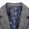 Bolubao merk mannen slimme toevallige blazer lente herfst mannen eenvoudige Engeland stijl pak jassen plaid formele blazers jassen mannelijke 210518