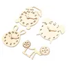 Вечерние сувениры DIY часы игрушки детские Монтессори аксессуары для сенсорной деятельности1133600