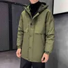 2022 мужская мода мода средняя длина пуховик зима теплая мода тонкий куртка пальто азиатский размер s-3xl g1108