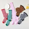 Stocking Sock Over Knee For Sexy Girl Woman Cosplay Stripe Long Tube Stock Costume Halloween Party Cheerleading Thigh High8208681