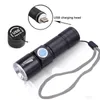 2021 chaud 3 Mode tactique Flash lumière torche Mini Zoom Rechargeable puissant USB lampe de poche LED Lanterna pour les voyages en plein air