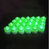 Candele senza fiamma Realistiche LED multicolore Luci da tè a batteria Flash fisse Candela finta elettrica Compleanno romantico Matrimonio Decorazione natalizia TR0027