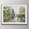 Parijs Straat Scène Kamer Decor Schilderijen, Handgemaakte Cross Stitch Craft Tools Borduurwerk Handwerk Sets Geteld Afdrukken op Canvas DMC 14CT / 11CT