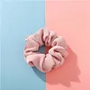 15PCSNEW Korean Style 100% Cotton Scrunchie Elastic band2021 Macaron Solid Color Headwear,Women Ponytail Hair Accessories