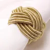 Naturalna juta serwetka pierścień tkana klamra linowa linowa nawiązywa wydarzenie stołowe dekoracje przyjęcia dostawy pierścienie