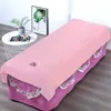 Spa beddekking salon machine wasbaar microfiber comfortabel bed laken Couch massage spa polyester beddengoed Artikel F0212 210420