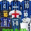 Finais do Inter Camisas de futebol 2009 2010 MILITO BATISTUTA SNEIJDER ZANETTI 10 11 02 03 08 09 MILAN Retro Pizarro Football 1997 1998 97 98 99 Djorkaeff Baggio RONALDO