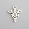 Online Wholesale Fashion Alloy PBT Medical Symbol Phlebotomy Tec Charms 19*23mm 50pcs AAC824