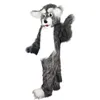 2022 Halloween Long-haired Greyhound Mascot Costume Top quality Cartoon Character Outfits Adults Size Christmas Carnival Birthday Party Outdoor Outfit