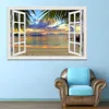 Wall Stickers Home Decor Summer Beach Coconut Tree Picture Removable Vinyl Decals Landscape Wallpaper Modern Decoration 210615258v