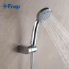 FRAP Trzecia regulacja przekładni Woda Round Shower Głowica ABS Plastikowa ręka Hold Rain Spray Prysznic Prysznic Łazienka Akcesoria F01 H1209