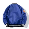 Herrjackor Unisexmode Hip Hop Varsity Baseballjacka med broderier Vår Höst Streetwear Letterman Coat Ytterkläder Toppar S-XXL