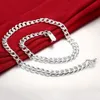 925 Sterling Silver 10MM exquisite noble gorgeous charm fashion for men women chain wedding Necklace jewelry