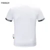 Męska czaszka Hip T Shirt Plein Designer Tshirts Brand Clothing Rhinestone Philipps Men Tshirts Klasyczne wysokiej jakości pp hop streetwear tshirt niedźwiedź