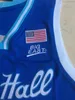 Mi08 Mens NCAA Myles Powell 13 Seton Hall University College Basketball Maillots Bleu Blanc Cousu Chemises Jersey S-XXL