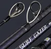 Lurekiller Marke Fuji Guides Surf Gazer Surfcasting-Rute 4,2 m, 3 Abschnitte, Sinker 100–300 g, Bx High Carbon, Weitwurfrute