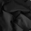 Korobov automne hiver maille volants doux velours robe coréenne bureau dame robes noires Vintage simple boutonnage élégant Vestidos 210430