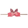 Bébé fille bandeau paillettes pâques oreilles de lapin arc bandeaux pour Festival enfants mode oreilles de lapin arc mignon Nylon accessoires