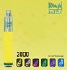 100% Authentic RandM Dazzle Pro Disposable Electronic Cigarettes Device Kit 12ml Pods 2000 2600 Puffs 1100mAh Battery Rechargable Vape Bar Penrefilled Fast Ship