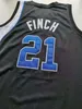 rara maglia da basket uomo gioventù donna tigri vintage Larry Finch nero taglia S-5XL personalizzato qualsiasi nome o numero