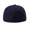 Полностью закрытая кепка, пустая цельная застежка, женская и мужская бейсболка с плоскими полями для отдыха в стиле хип-хоп, бейсболка на заказ, высококачественная приталенная шляпа2609
