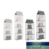 3/4 Pockets Clear Hanging Purse Handbag Tote Bag Storage Organizer Closet Foldable Space Saving1