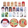 Christmas Decorations 200pcs Paper Gift Cards Labels Tags Hanging With Rope