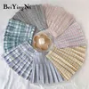 Plaid Women Skirt Pleated High Waist Dance Mini Cute School Girls Sexy Fashion Preppy Korean s Sweet 210506