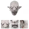 Halloween Party Latex Goblins Horror Masks with Earrings Halloween Men Scary Mask Cosplay Costume Props