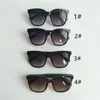 Luxury Women Designer Square Sunglasses Summer Style Frame Top Quality Uv Protection Lens Brand Glasses with Case 1esc